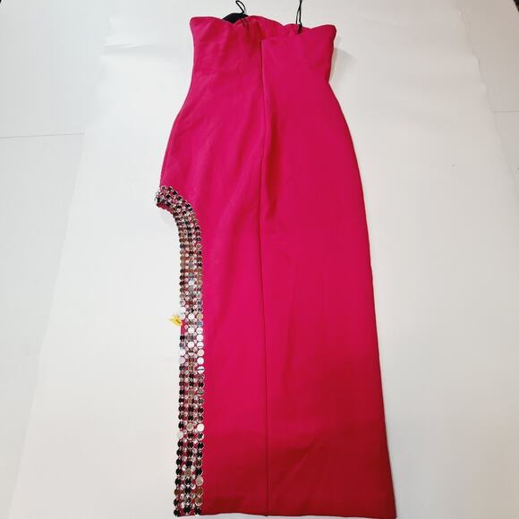 NBD Amaara Midi Dress in Fuchsia Medium - Picture 10 of 12